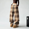 Slow Mornings Plaid Trouser Khaki / S