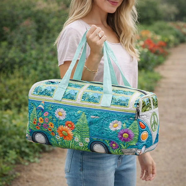 Coastal Caravan Quilted Duffle