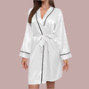 Velora Satin Robe White / S