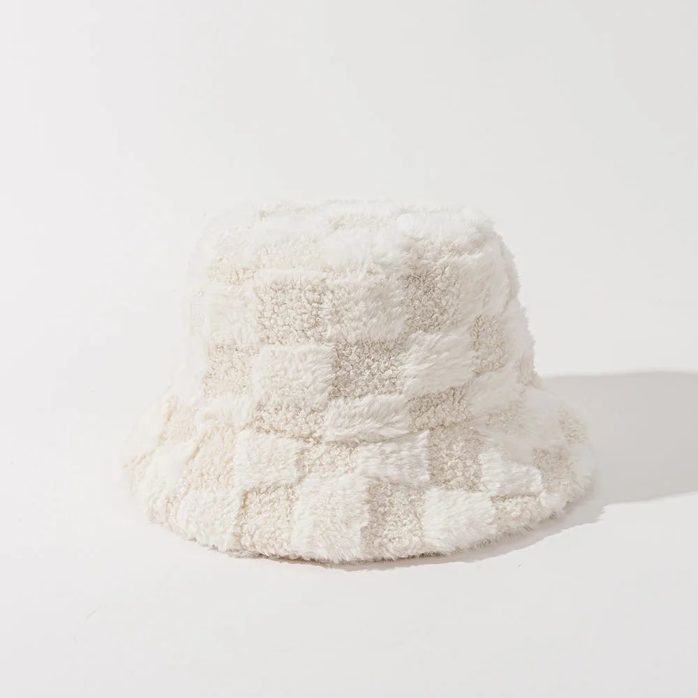 Weekend Plush Bucket Hat White