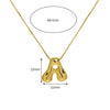 Golden Pop Letter Pendant