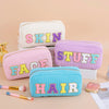 Varsity Pastel Cosmetic Bag 4 Piece Set