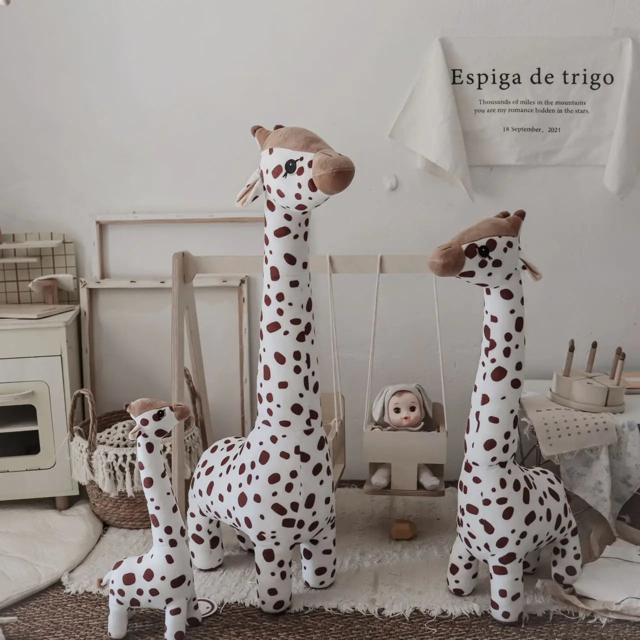 Cuddle Giraffe Plush Family Set (All 3 Sizes)