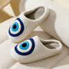 Evil Eye Plush Slippers