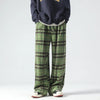 3Leaves Plaid Relaxed Pants Green / XS