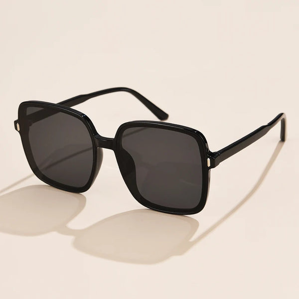 Sunset Oversized Square Shades Black