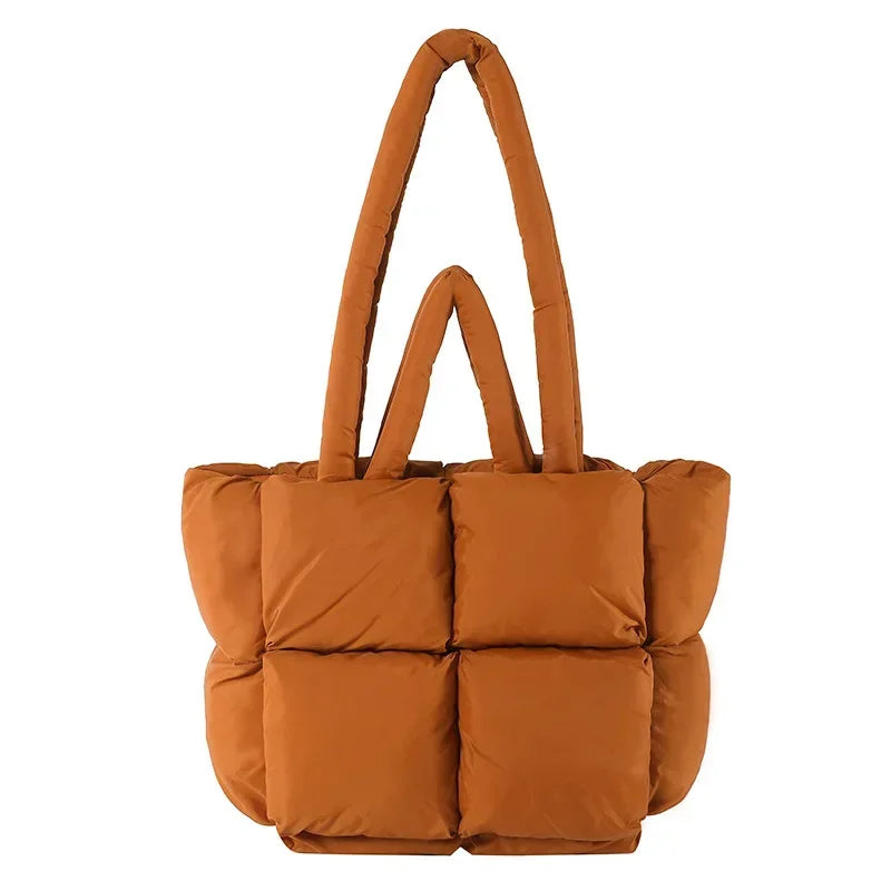 Cloudline Puffer Tote Orange