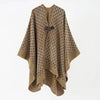 Unisex Travel Shawl Thickened Warm Side Slit Mantle For Four Seasons Simple Elegant Ethnic Style Men Women's Fashion Scarf camel / 155