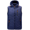 Klyne Sleeveless Puffer Vest Navy Blue / M