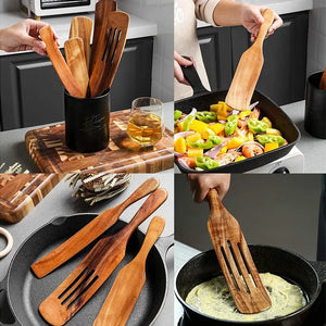 Creststone Wooden Spatula Set