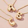 Golden Pop Letter Pendant A