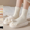 Plush Fleece Toe Socks