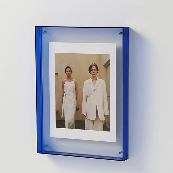 Color Glow Acrylic Photo Frame Blue / S