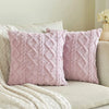 Hearthside Soft Plush Pillow Cover Light purple / 20"x20"