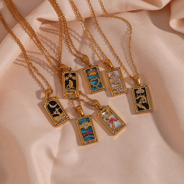 Tarot Card Necklace