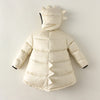 Dino Puff Jacket Beige / 1-2Y (31-35" / 80 cm)