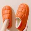 Plush Couple Shoes Indoor Confinement Shoes 2025 New Women's SlippersAutumn and Winter Waterproof Cottonbags and Home Slippers