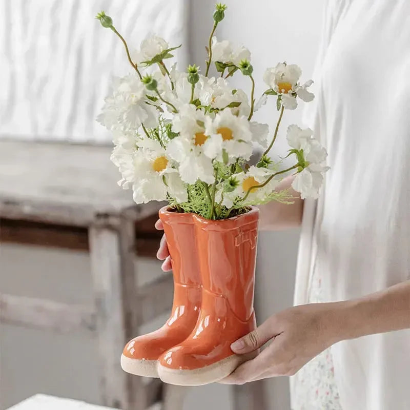 Hearthside Boot Vase