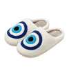 Evil Eye Plush Slippers