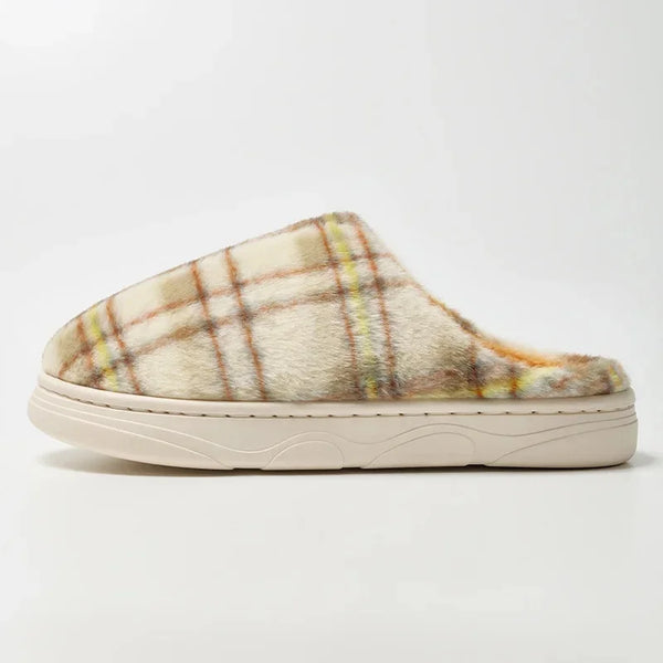 Hearth Plaid Slippers Yellow / 6