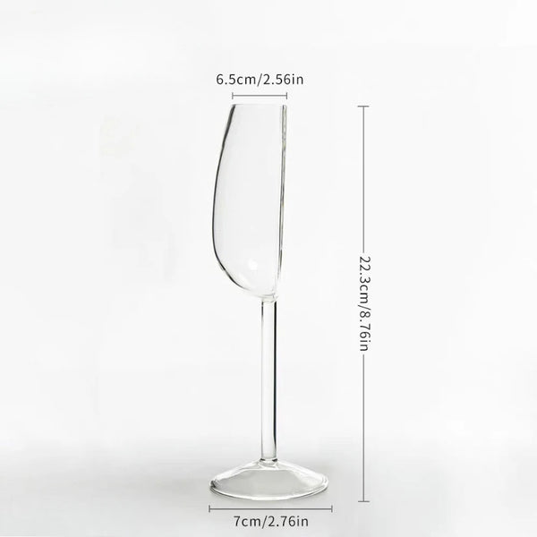Half Full Stemmed Glass