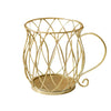 Creststone Coffee Pod Basket Gold