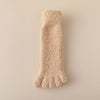 Plush Fleece Toe Socks Khaki