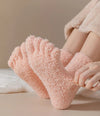 Plush Fleece Toe Socks