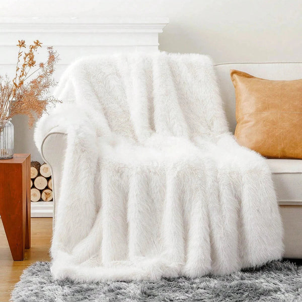 Alder Blanket White / 50" × 60" (127 × 152 cm)