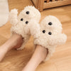 Fluffy Pup Slippers