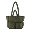 Cloudline Puffer Tote Green