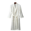 Harbor Waffle Robe White / M