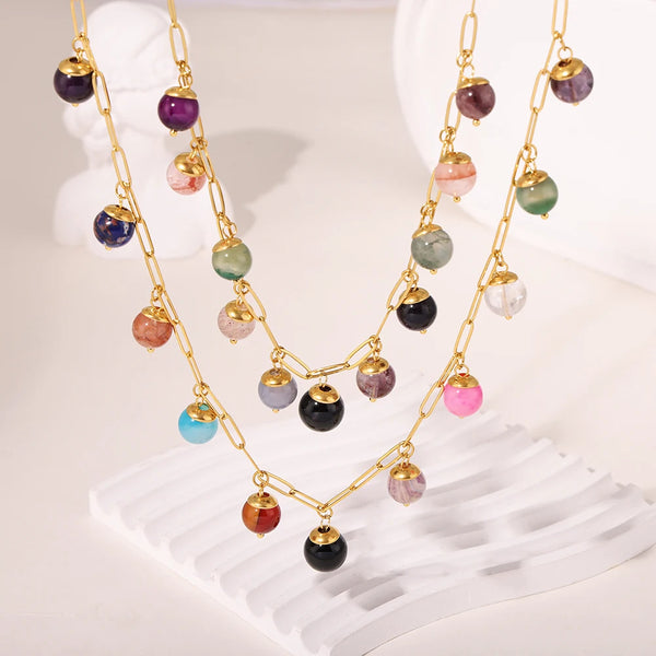 Celeste Gemstone Necklace