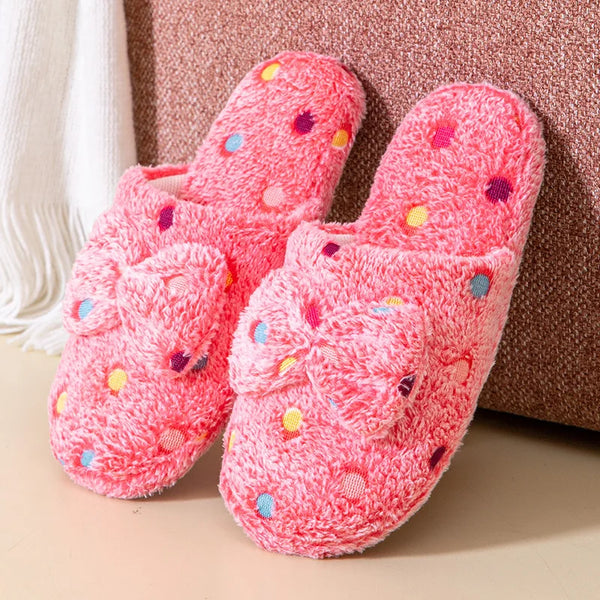 Dot Dot Cozy Slides Rose Red / 5