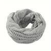 3Leaves Infinity Scarf Light gray