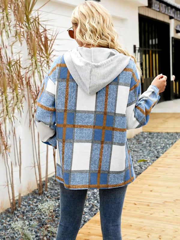 3Leaves Classic Plaid Hoodie