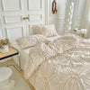 Pinch Pleat Bloom Duvet Cover Set