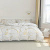 Brushed Marble Duvet Cover Set