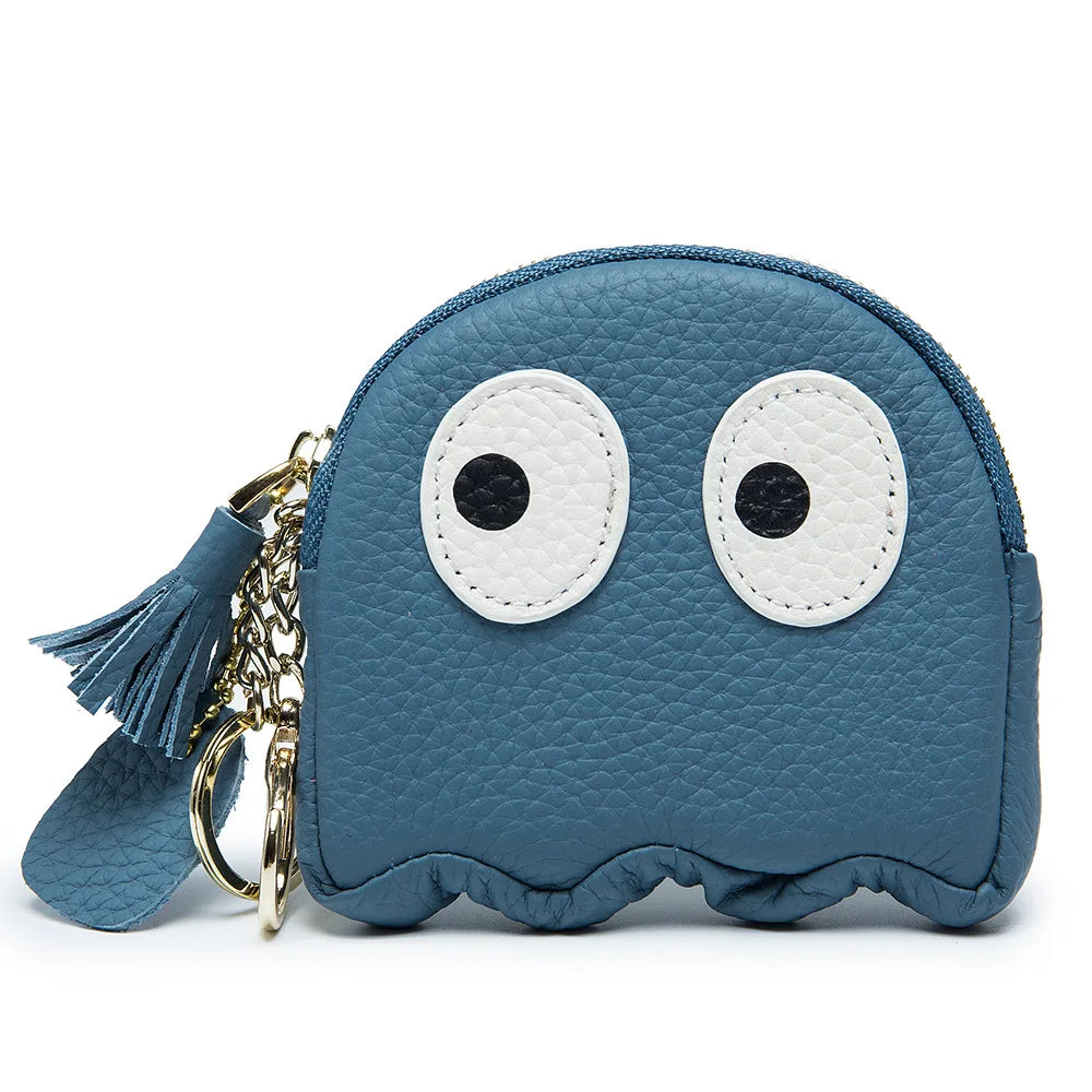 Mini Ghost Coin Purse Blue