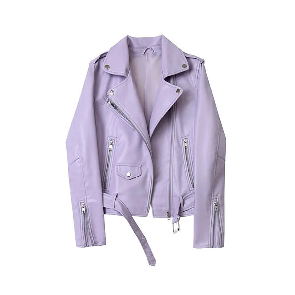 Eva Moto Jacket Lavender / XS