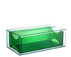 Hearthside Acrylic Tissue Box Green