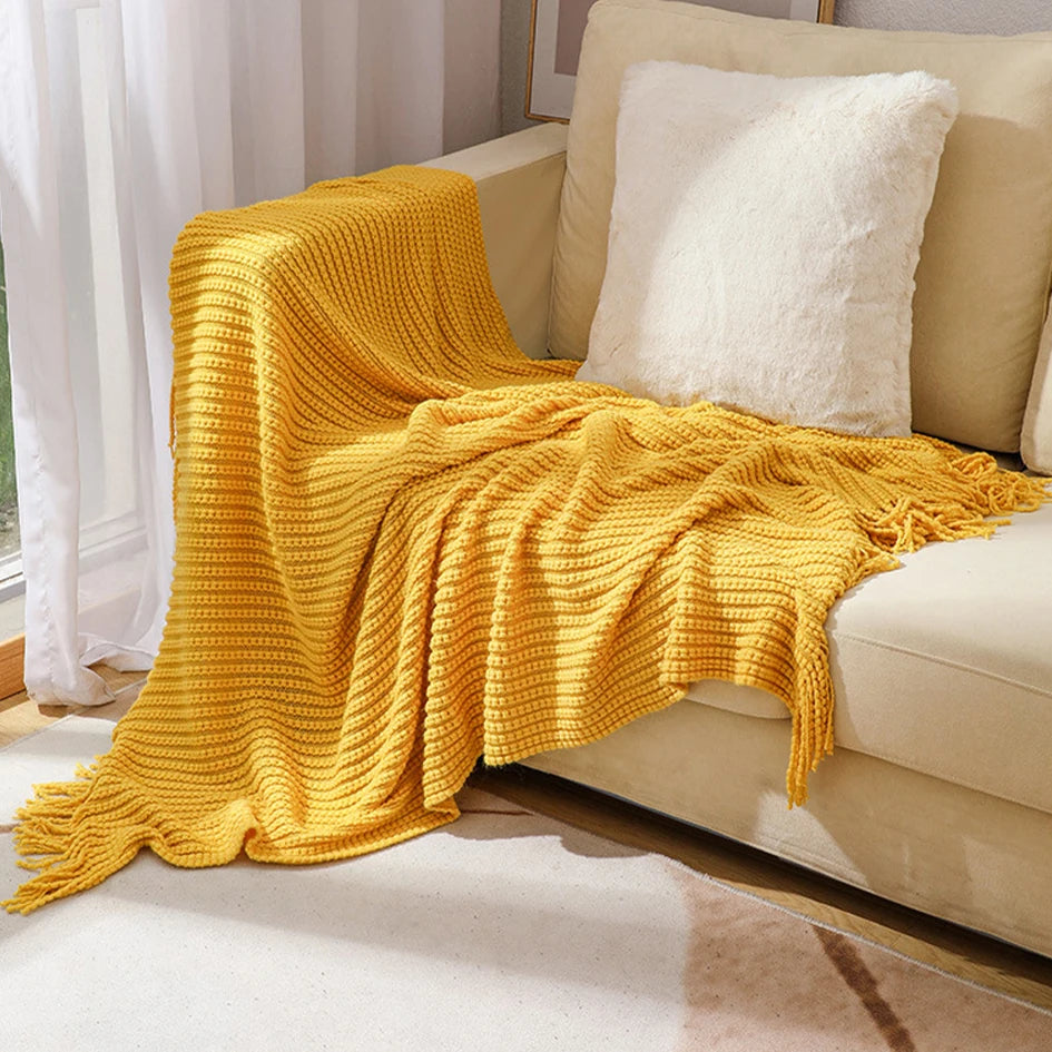 Hearthside Aspen Blanket Yellow / Small