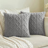 Hearthside Soft Plush Pillow Cover Dark grey / 20"x20"