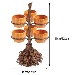 Witch’s Brew Dip Holder 6 Bowls