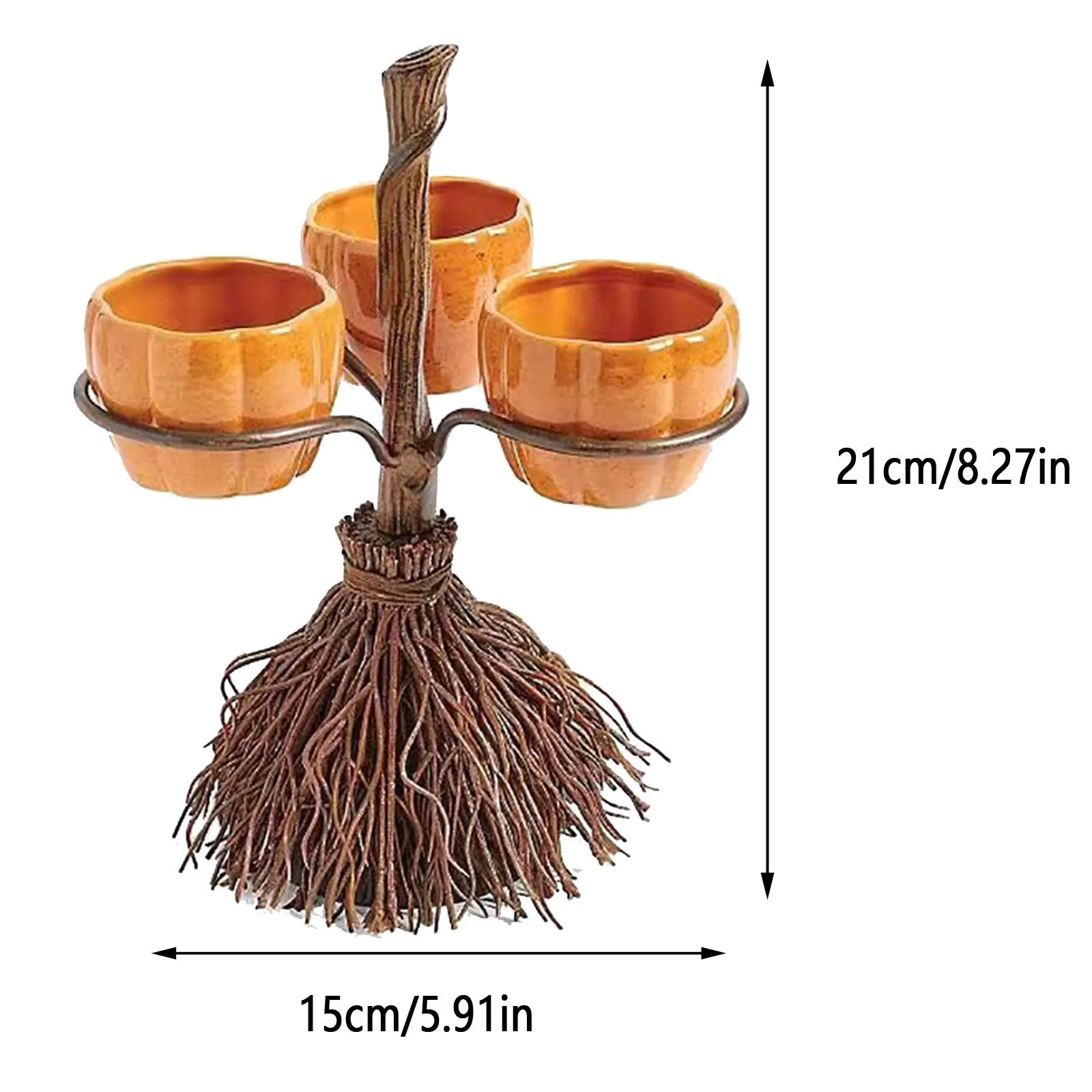 Witch’s Brew Dip Holder 3 Bowls