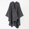 Unisex Travel Shawl Thickened Warm Side Slit Mantle For Four Seasons Simple Elegant Ethnic Style Men Women's Fashion Scarf
