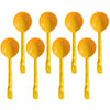 Creststone Rustic Ceramic Spoon Set Yellow