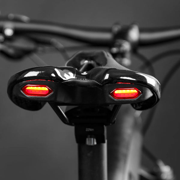 Nighthawk Bike Saddle with Taillights