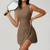 Match Day Dress Mocha Brown / S
