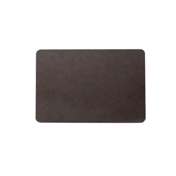 Creststone Leather Placemat Dark coffee
